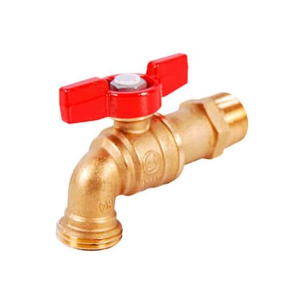 Legend Valve Legend Valve 3/4in T-537 No Lead Brass Ball Valve Brass Hose Bibb - 107-168NL - main